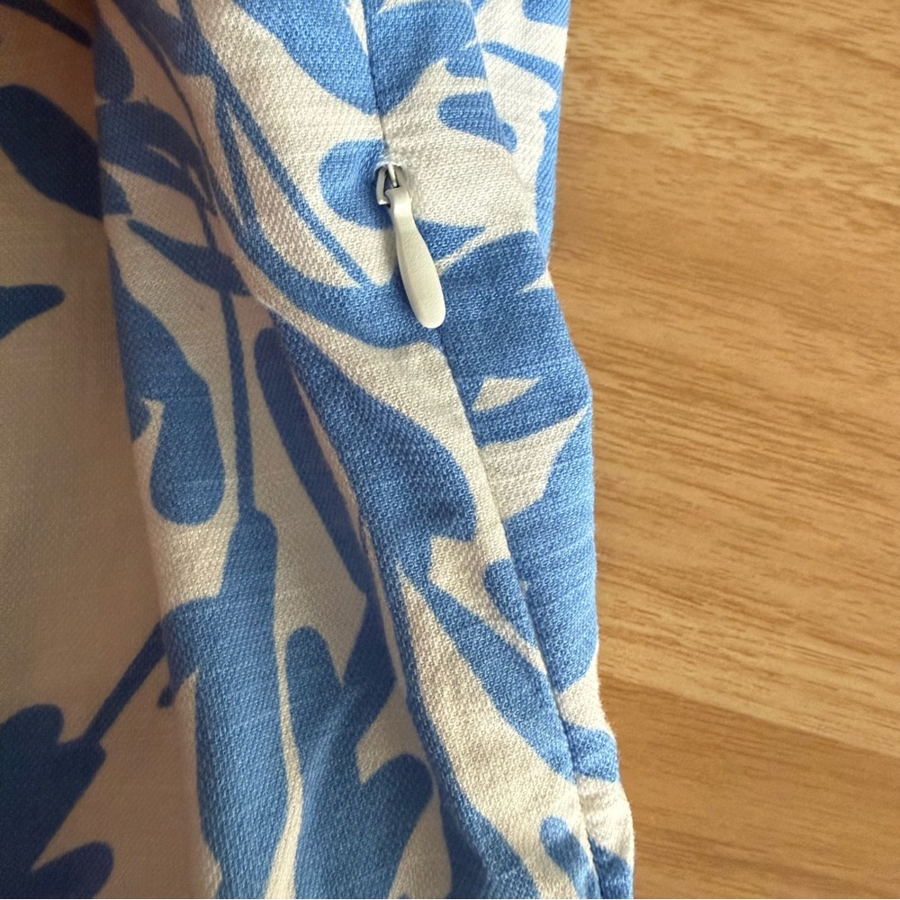 A New Day White and Blue‎ Floral Midi Dress - Picture 4 of 7